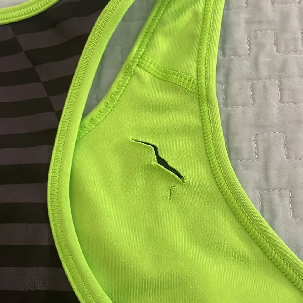 Nike Dri Fit Striped Bra